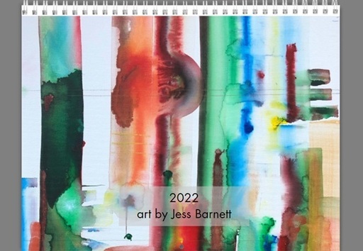 2022 calendar by Jess Barnett